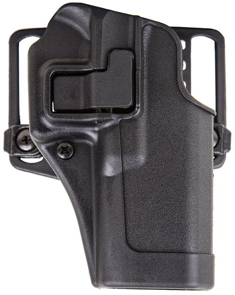 Blackhawk 410502BKL Serpa CQC Concealment Belt Loop/Paddle Black Matte Polymer OWB Fits Glock 19,23,32,36 Left Hand