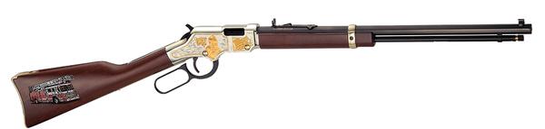 Henry H004FM Golden Boy Firefighter Tribute Lever Action 22 Short,Long,LR 16 LR/21 Short 20