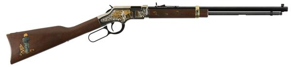 Henry H004GBA Golden Boy God Bless America Edition Lever 22 Short/Long/Long Rifle 20