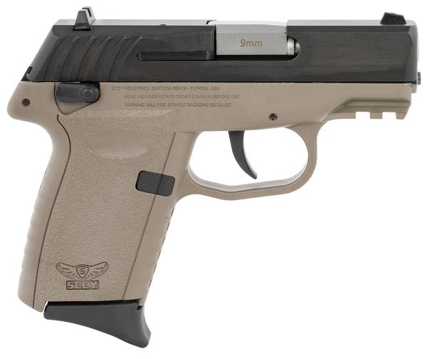 SCCY Industries CPX-1CBDEG3 CPX-1 Gen3 9mm Luger Caliber with 3.10