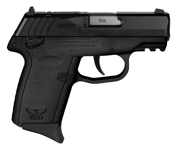 SCCY CPX-1CBDERDRG3 9MM BLK SLIDE DRK GRIP SFT 10R