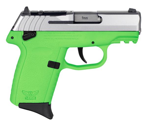 SCCY CPX-1TTLGRDRG3 9MM TT SLIDE LIME GRP SFT 10R