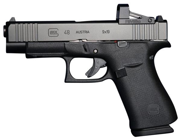 Glock PA4850201FRMOS G48 MOS Compact 9mm Luger 4.17