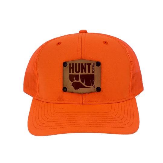 Hunt Montana - Premium Leather Patch Elk Hat