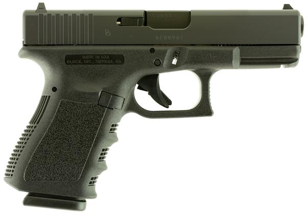 Glock UI1950203 G19 Compact Double 9mm Luger 4.01