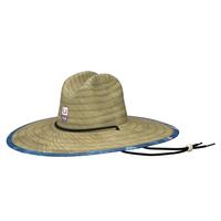 Huk Straw Hat Fish and Flags (Item #H000407)