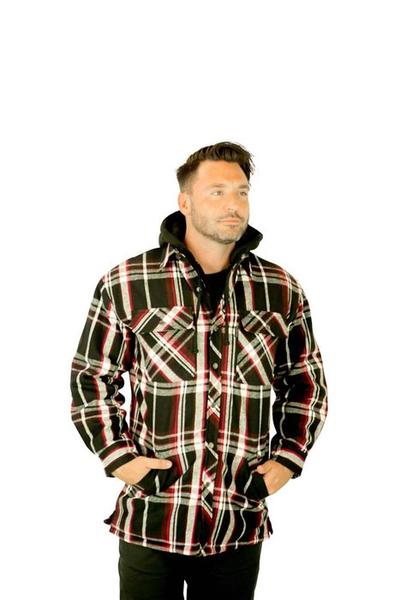 Hooded 9oz Flannel Jacket