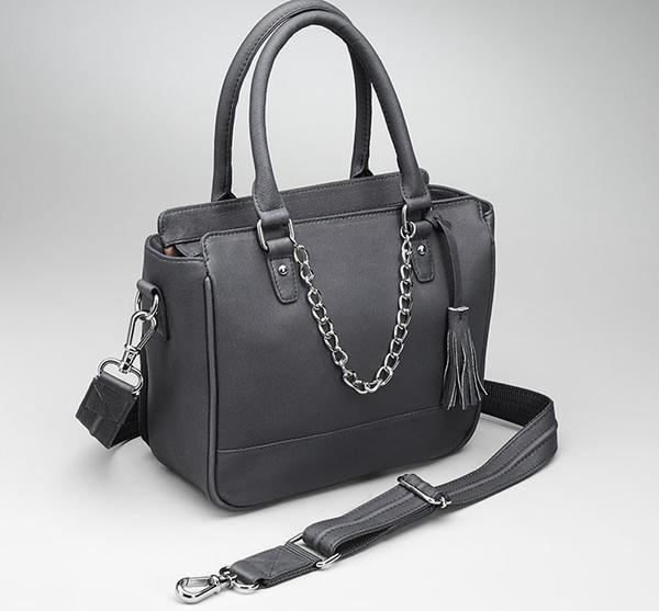 Park Ave Hand Tote, Tumbled Leather 