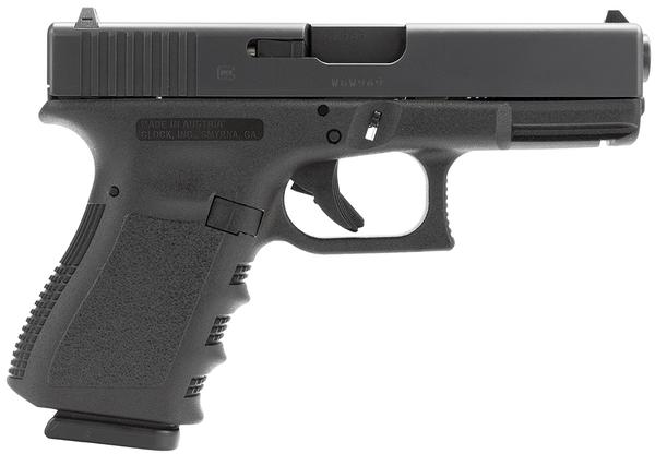 Glock PI1950203 G19 Standard Double 9mm Luger 4.01